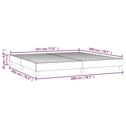 Giroletto a Molle Grigio Chiaro 200x200 cm in Tessuto - homemem39