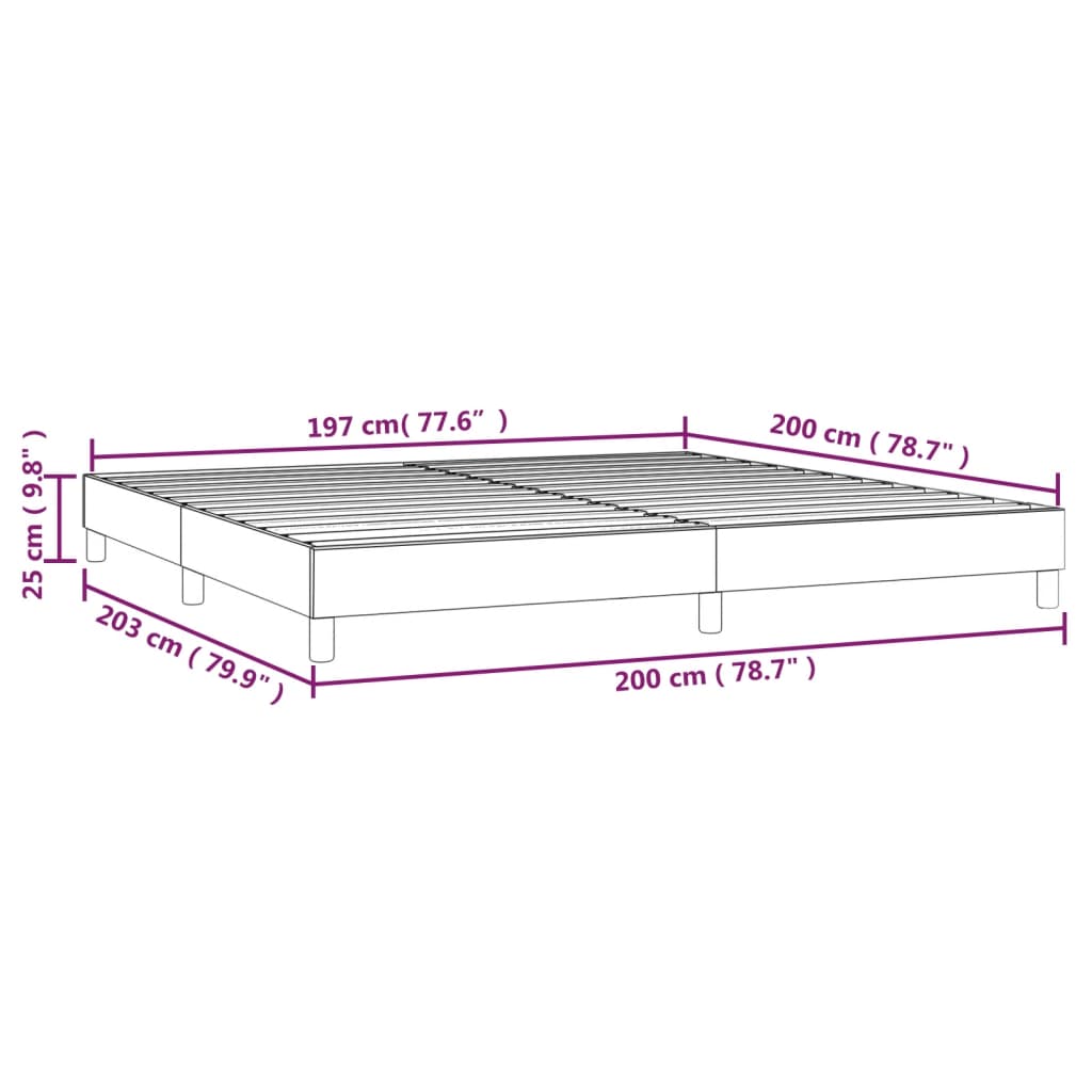 Giroletto a Molle Cappuccino 200x200 cm in Similpelle - homemem39