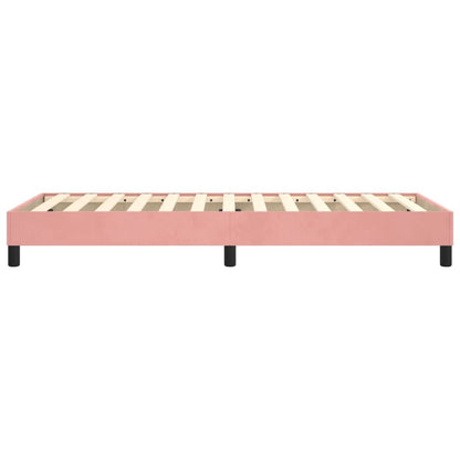 Giroletto a Molle Rosa 80x200 cm in Velluto - homemem39