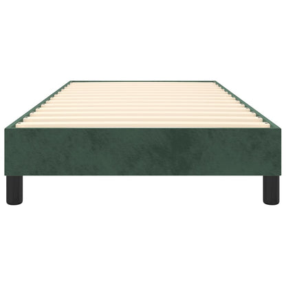 Giroletto a Molle Verde Scuro 90x190 cm in Velluto - homemem39