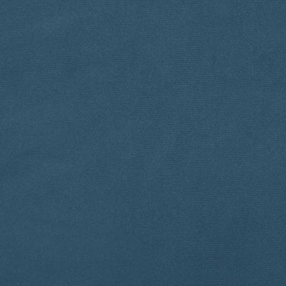 Giroletto a Molle Blu Scuro 100x200 cm in Velluto - homemem39