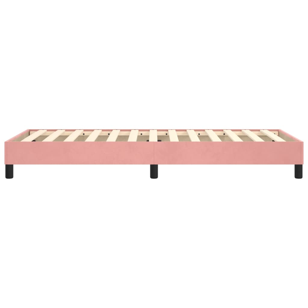 Giroletto a Molle Rosa 100x200 cm in Velluto - homemem39