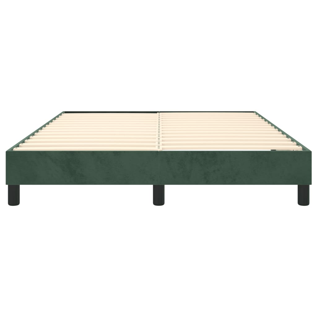 Giroletto a Molle Verde Scuro 140x190 cm in Velluto - homemem39