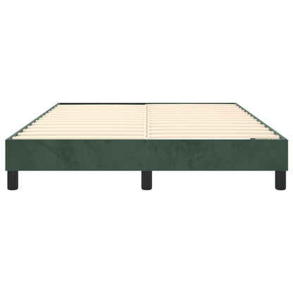 Giroletto a Molle Verde Scuro 140x190 cm in Velluto - homemem39