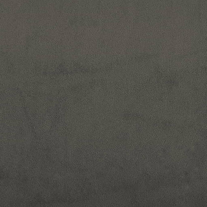 Giroletto a Molle Grigio Scuro 140x200 cm in Velluto - homemem39