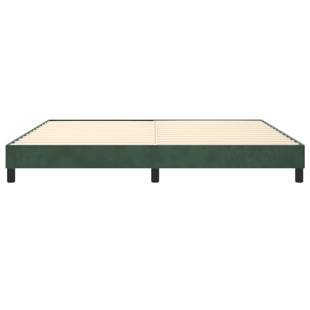 Giroletto a Molle Verde Scuro 200x200 cm in Velluto - homemem39