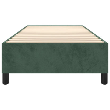 Giroletto a Molle Verde Scuro 90x200 cm in Velluto - homemem39