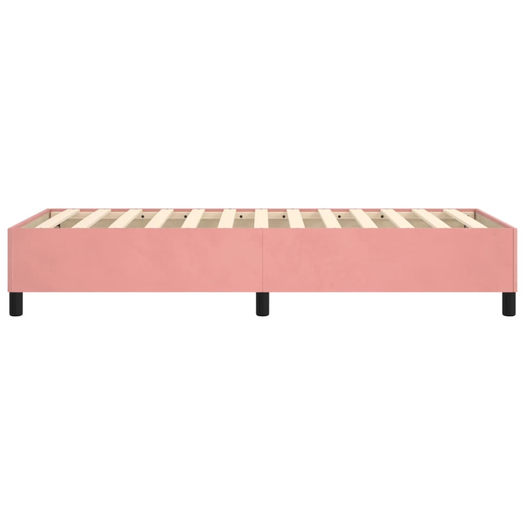 Giroletto a Molle Rosa 90x200 cm in Velluto - homemem39