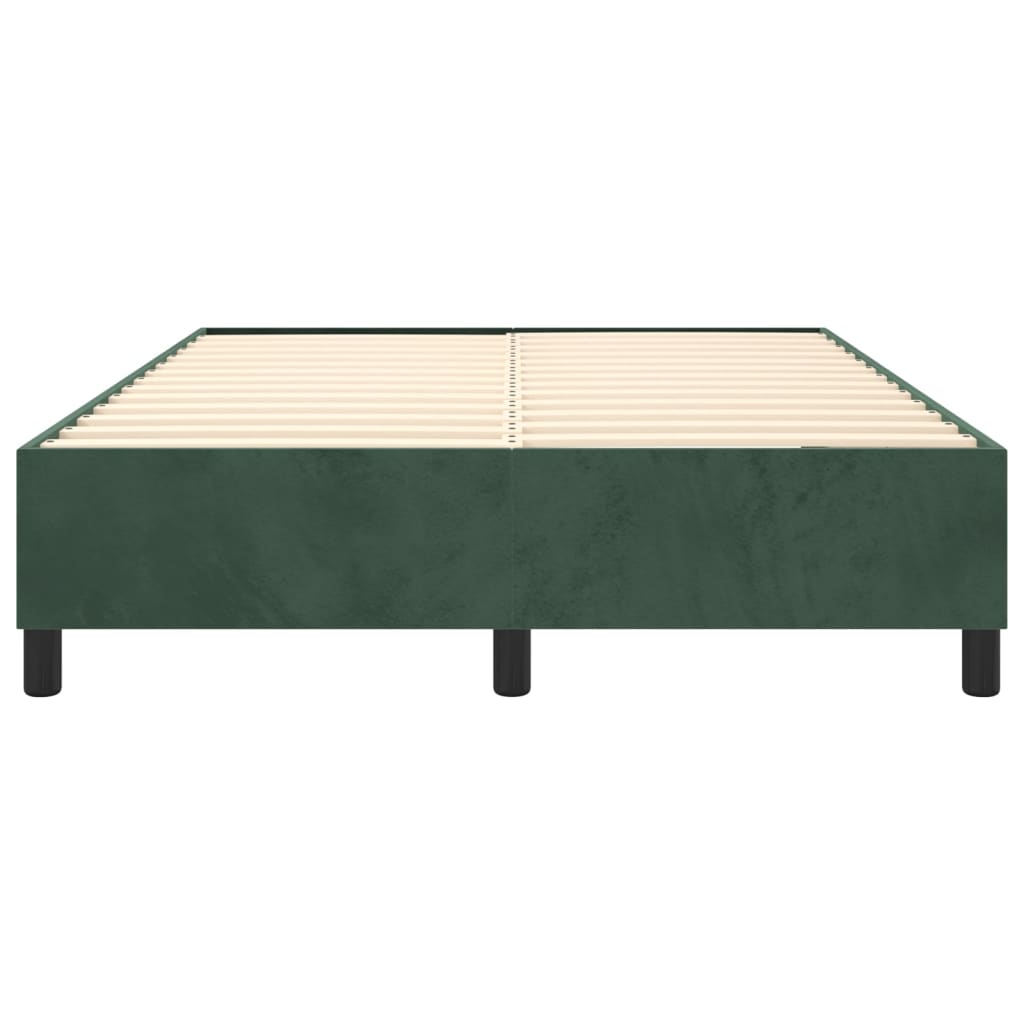 Giroletto a Molle Verde Scuro 140x190 cm in Velluto - homemem39