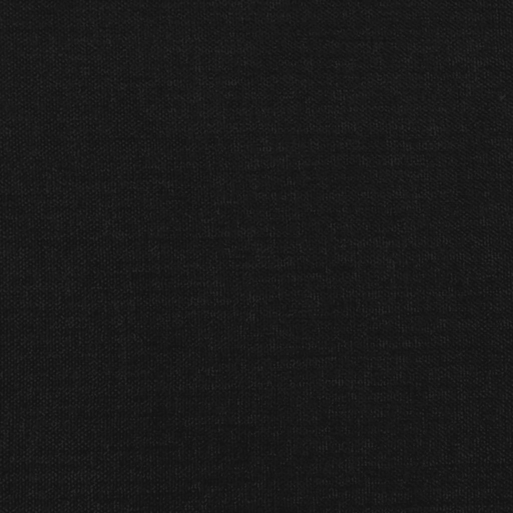 Giroletto con Testiera Nero 180x200 cm in Tessuto - homemem39