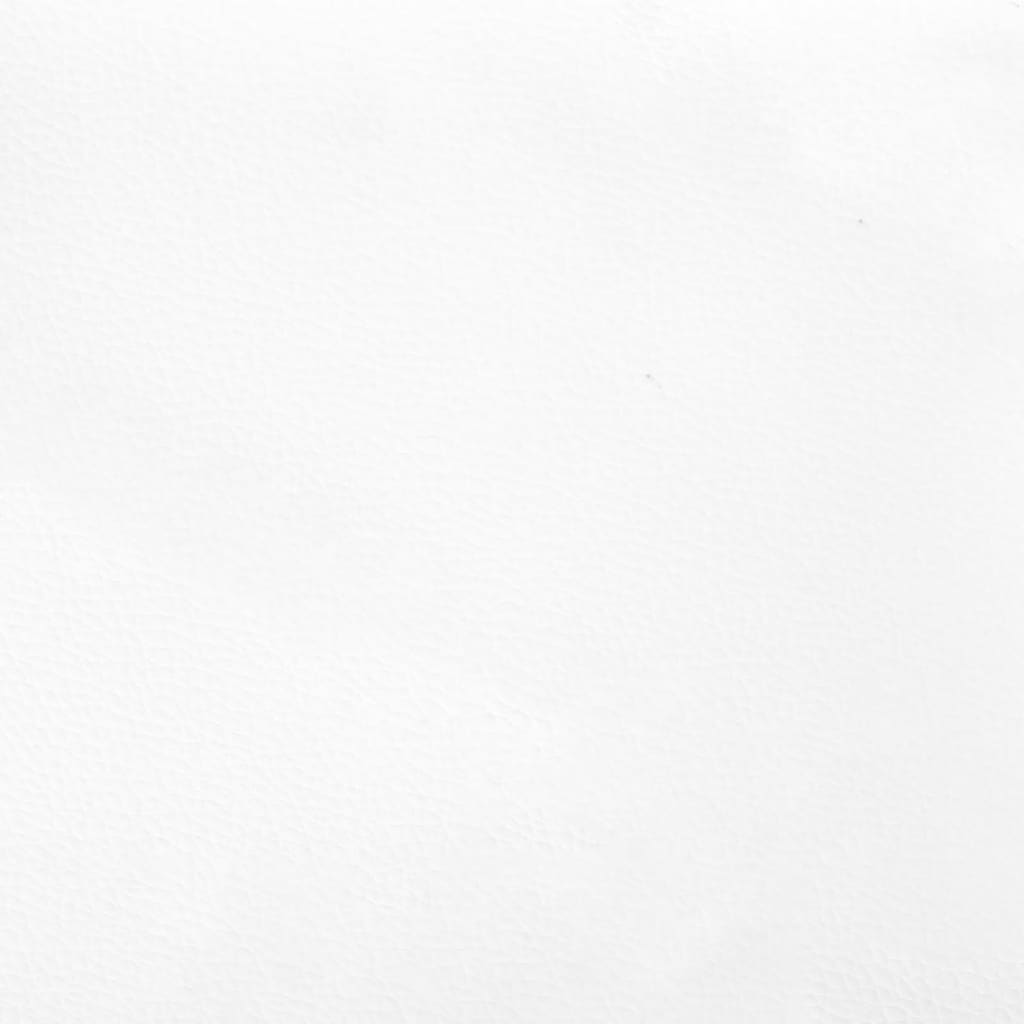 Giroletto con Testiera Bianco 100x200 cm in Similpelle - homemem39