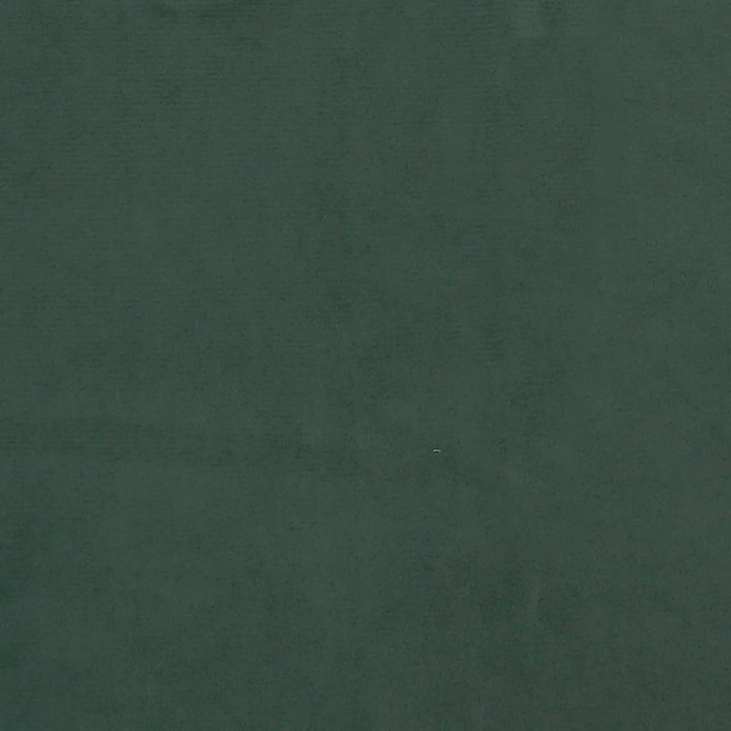 Giroletto con Testiera Verde Scuro 140x190 cm in Velluto - homemem39