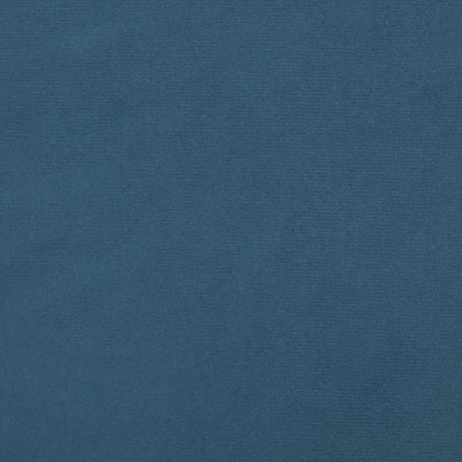 Giroletto con Testiera Blu Scuro 140x190 cm in Velluto - homemem39