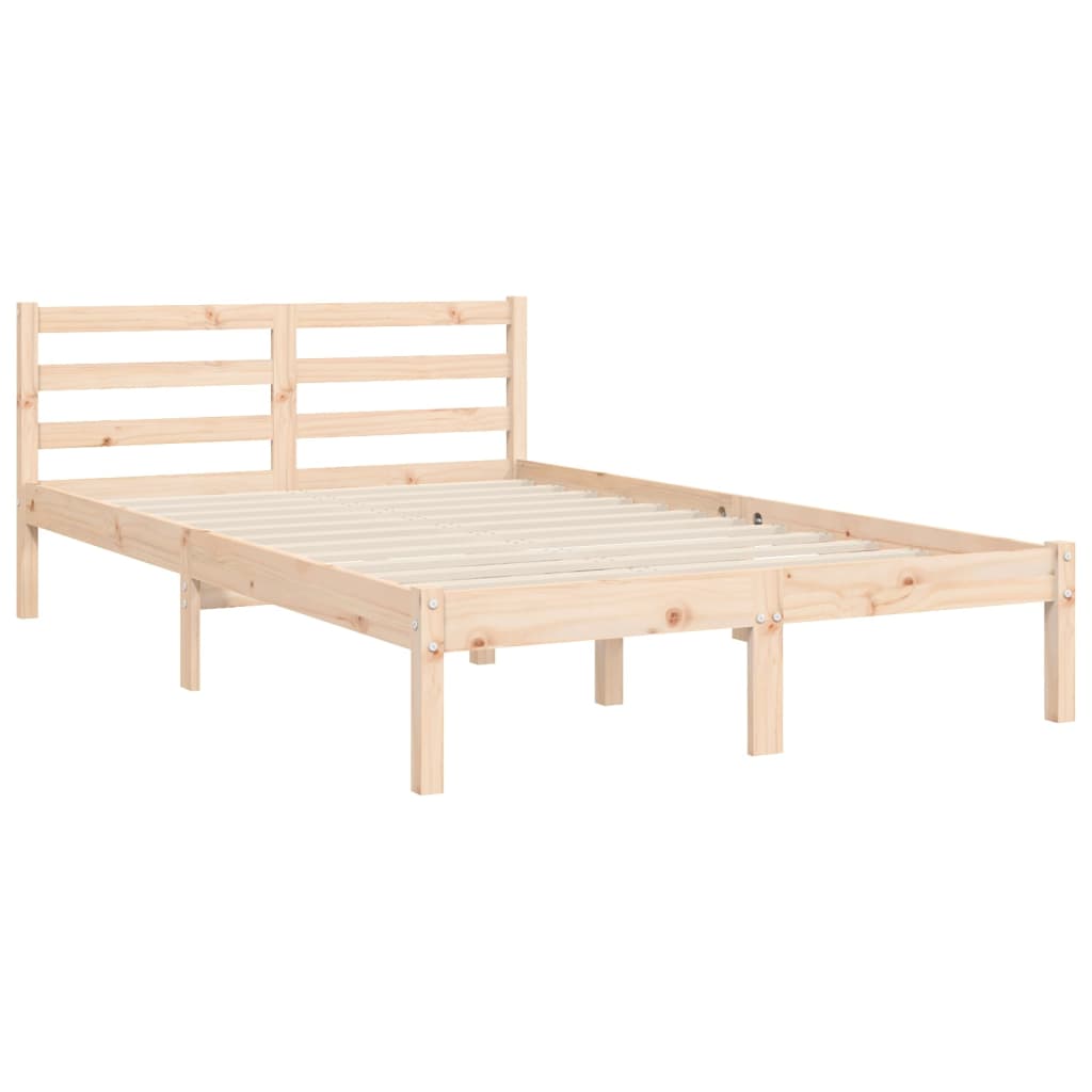 Giroletto con Testiera 4FT Small Double in Legno Massello - homemem39