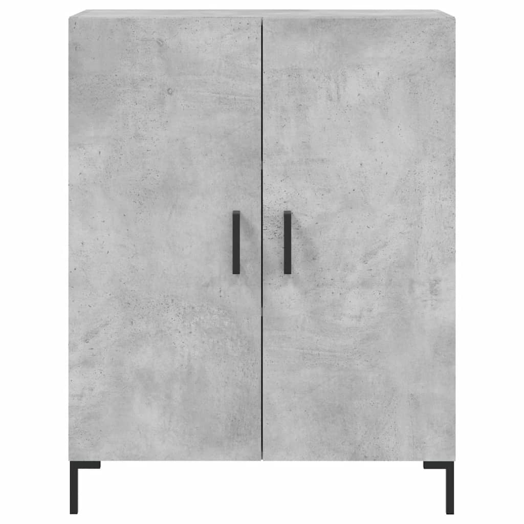 Credenza Grigio Cemento 69,5x34x180 cm in Legno Multistrato - homemem39