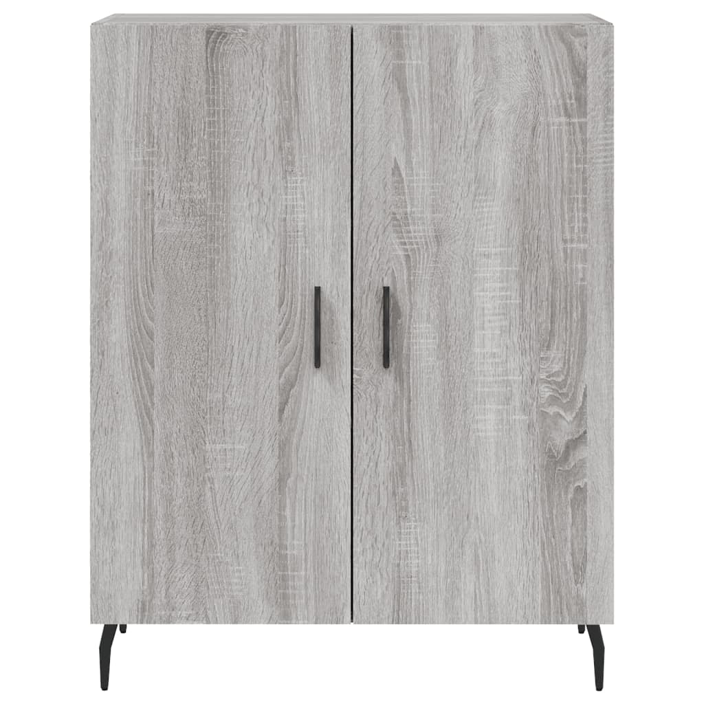 Credenza Grigio Sonoma 69,5x34x180 cm in Legno Multistrato - homemem39