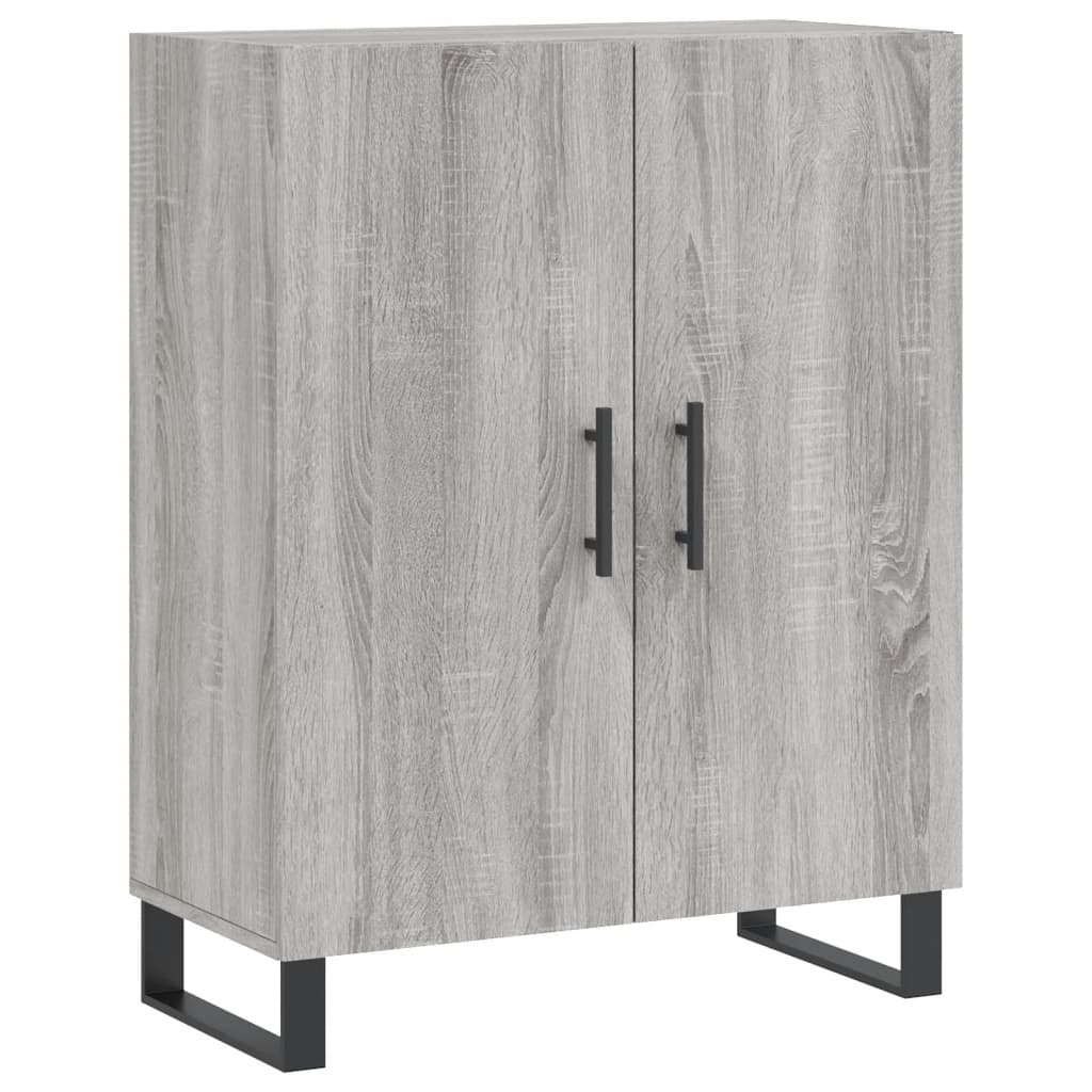 Credenza Grigio Sonoma 69,5x34x180 cm in Legno Multistrato - homemem39