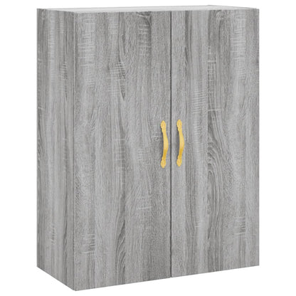 Credenza Grigio Sonoma 69,5x34x180 cm in Legno Multistrato - homemem39