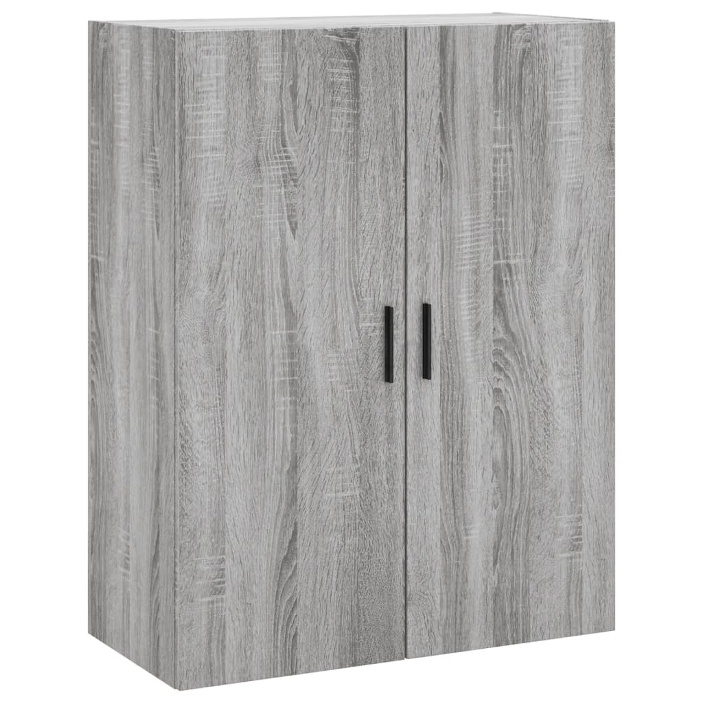 Credenza Grigio Sonoma 69,5x34x180 cm in Legno Multistrato - homemem39