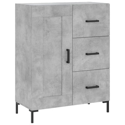 Credenza Grigio Cemento 69,5x34x180 cm in Legno Multistrato - homemem39