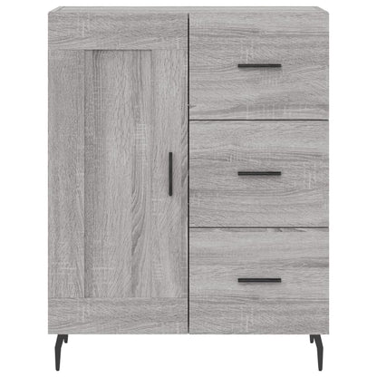 Credenza Grigio Sonoma 69,5x34x180 cm in Legno Multistrato - homemem39