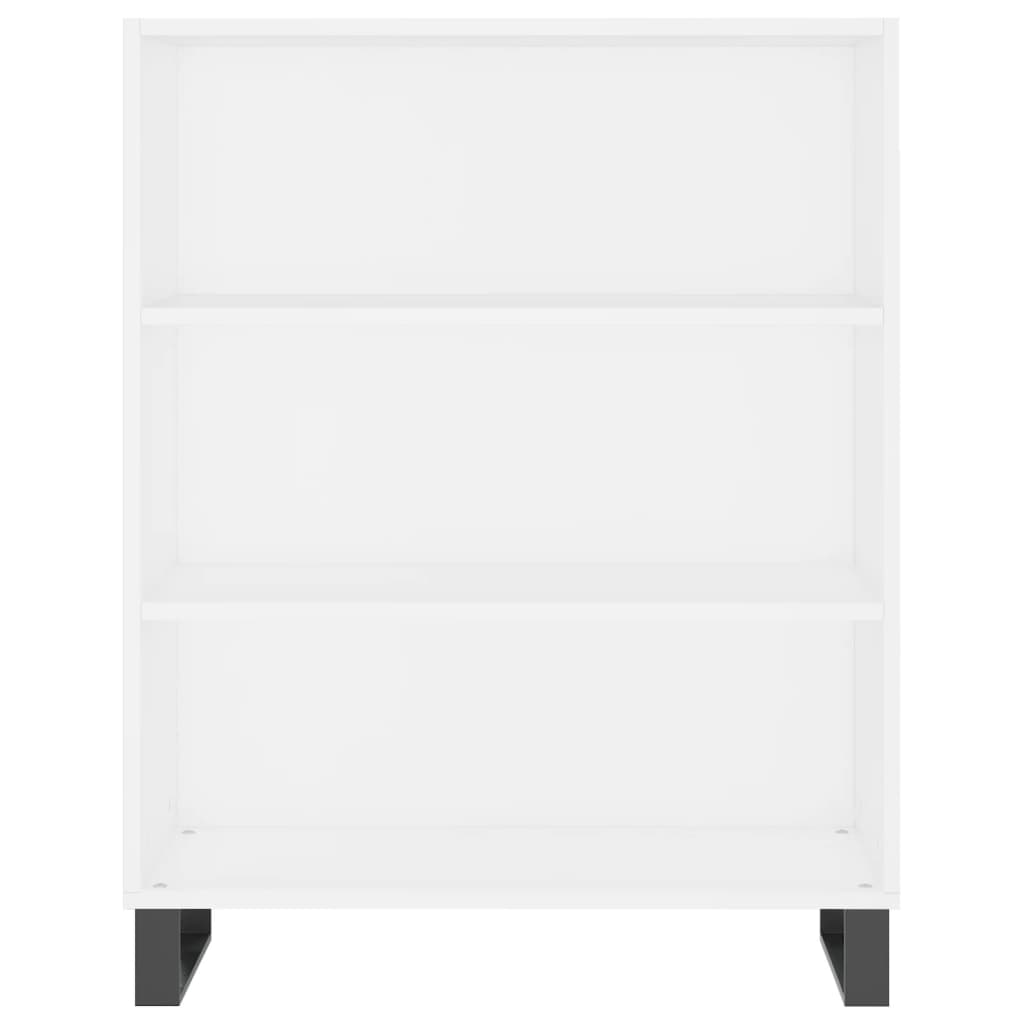 Credenza Bianca 69,5x34x180 cm in Legno Multistrato - homemem39