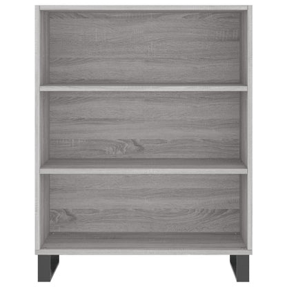 Credenza Grigio Sonoma 69,5x34x180 cm in Legno Multistrato - homemem39