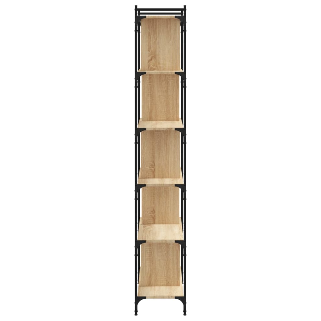 Libreria Rovere Sonoma 6 Ripiani 76x32x192 cm Legno Multistrato - homemem39