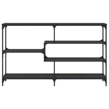 Tavolino Consolle Nero 160x32x95 cm in Legno Multistrato - homemem39