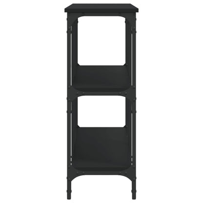 Tavolino Consolle Nero 150x29x75 cm in Legno Multistrato - homemem39