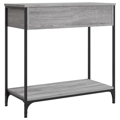 Tavolino Consolle Grigio Sonoma 75x34,5x75cm Legno Multistrato - homemem39