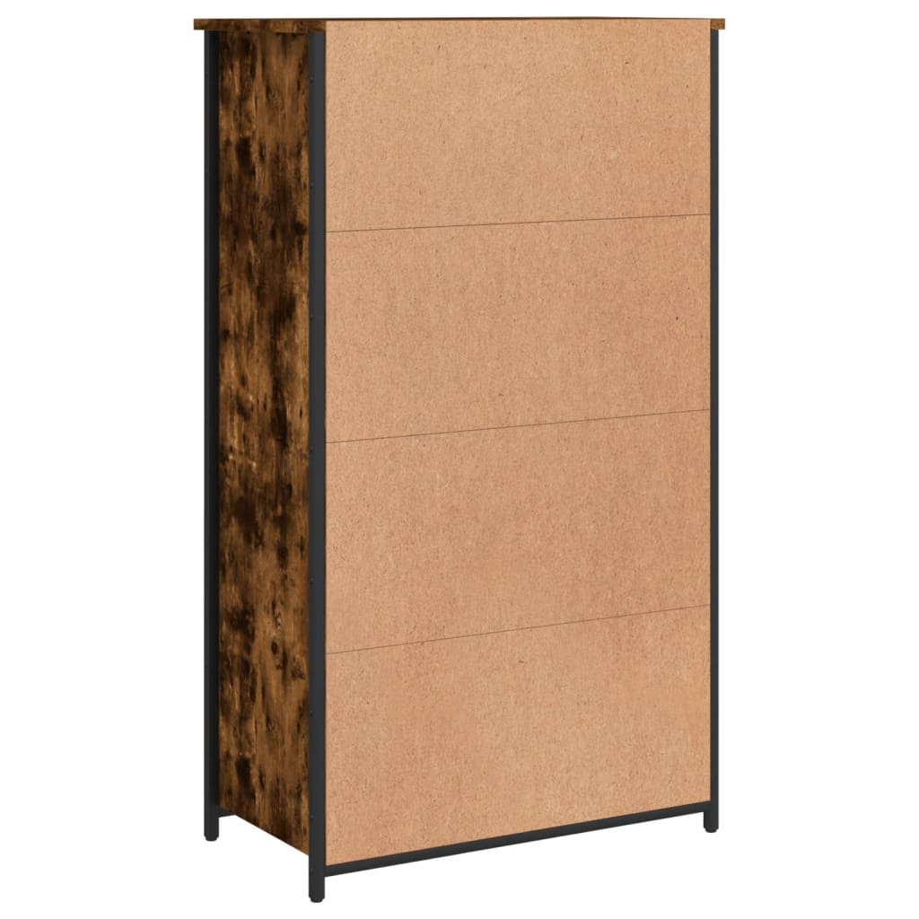 Credenza Rovere Fumo 62x32x106,5 cm in Legno Multistrato - homemem39