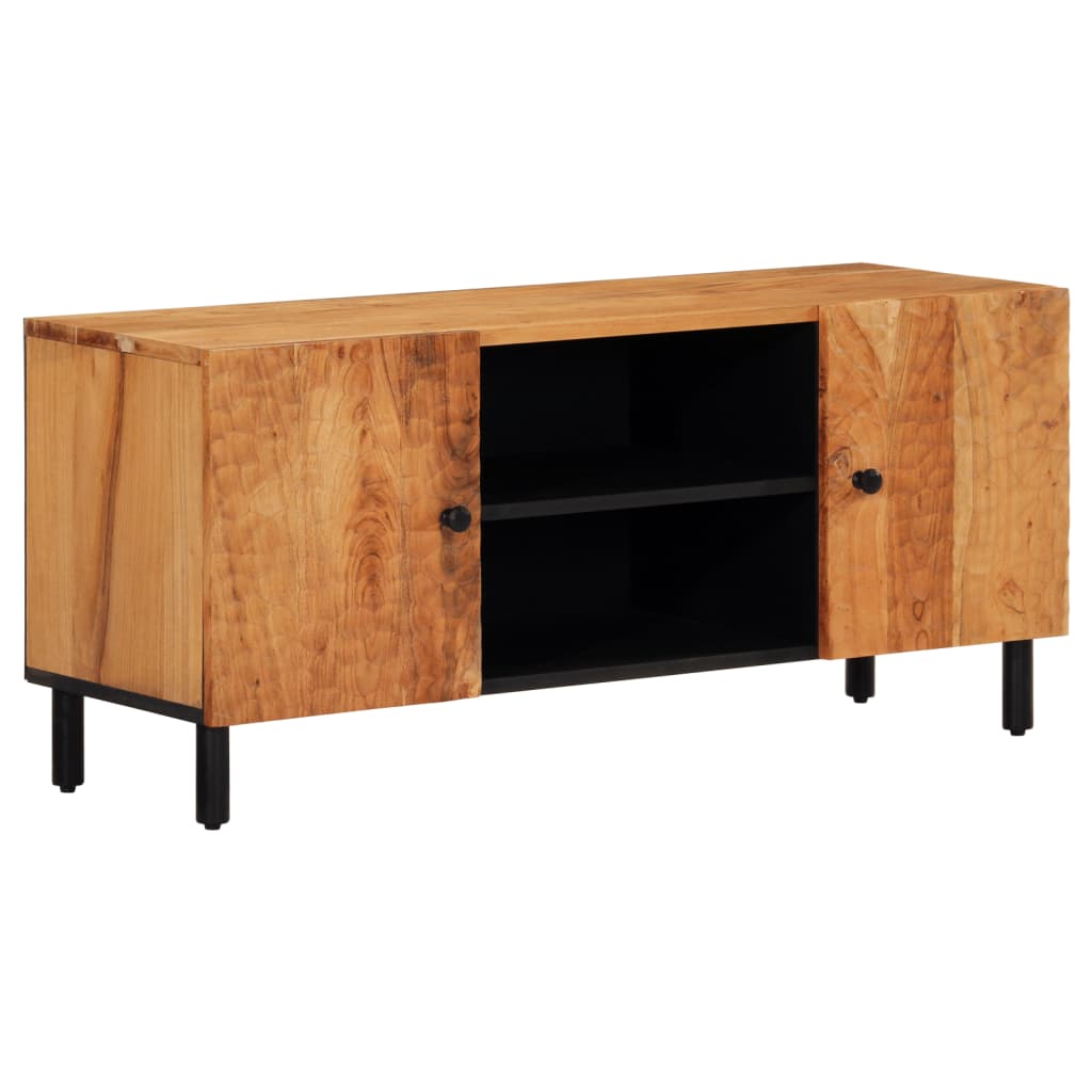 Mobile Porta TV 105x33x46 cm in Legno Massello di Acacia - homemem39