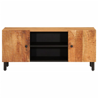 Mobile Porta TV 105x33x46 cm in Legno Massello di Acacia - homemem39