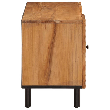 Mobile Porta TV 105x33x46 cm in Legno Massello di Acacia - homemem39