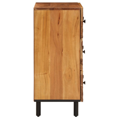 Credenza 60x33x75 cm in Legno Massello di Acacia - homemem39