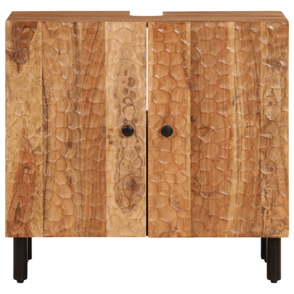 Mobile Lavabo da Bagno 62x33x58cm in Legno Massello di Acacia - homemem39