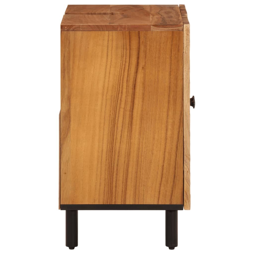 Mobile Lavabo da Bagno 62x33x58cm in Legno Massello di Acacia - homemem39