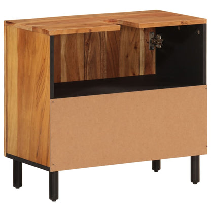 Mobile Lavabo da Bagno 62x33x58cm in Legno Massello di Acacia - homemem39