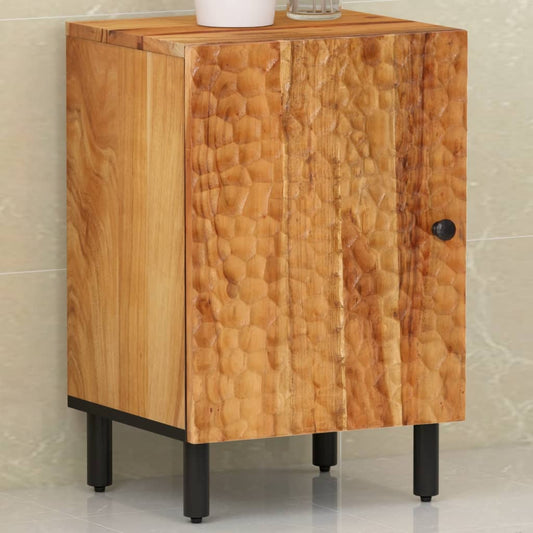 Mobile da Bagno 38x33x58cm in Legno Massello di Acacia - homemem39