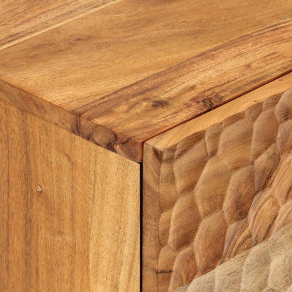 Credenza 40x33x75 cm in Legno Massello di Acacia - homemem39