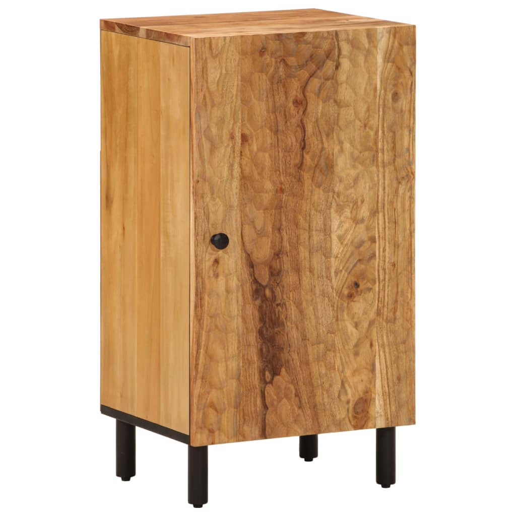 Credenza 40x33x75 cm in Legno Massello di Acacia - homemem39