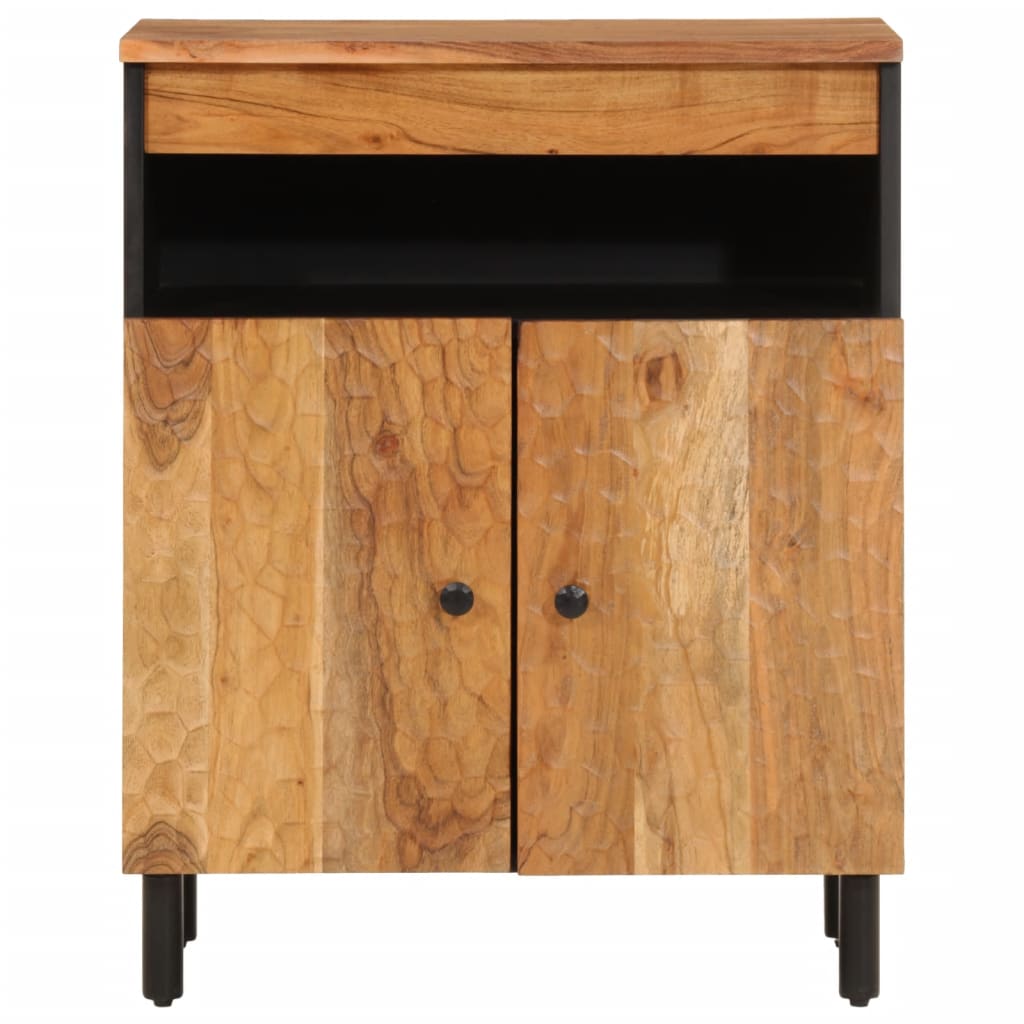 Credenza 60x33x75 cm in Legno Massello di Acacia - homemem39