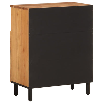 Credenza 60x33x75 cm in Legno Massello di Acacia - homemem39