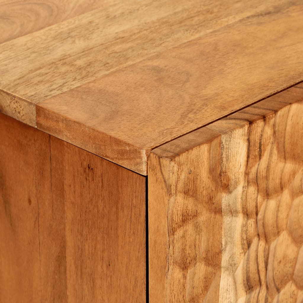 Credenza 60x33x100 cm in Legno Massello di Acacia - homemem39