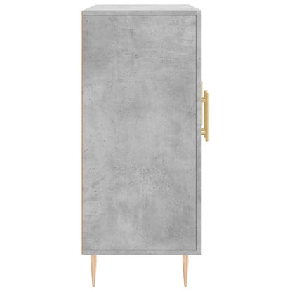 Credenza Grigio Cemento 90x34x80 cm in Legno Multistrato - homemem39