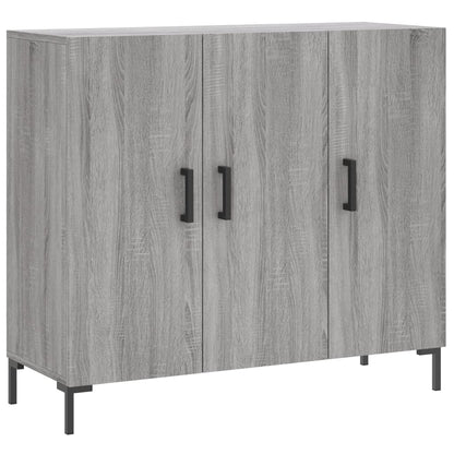 Credenza Grigio Sonoma 90x34x80 cm in Legno Multistrato - homemem39