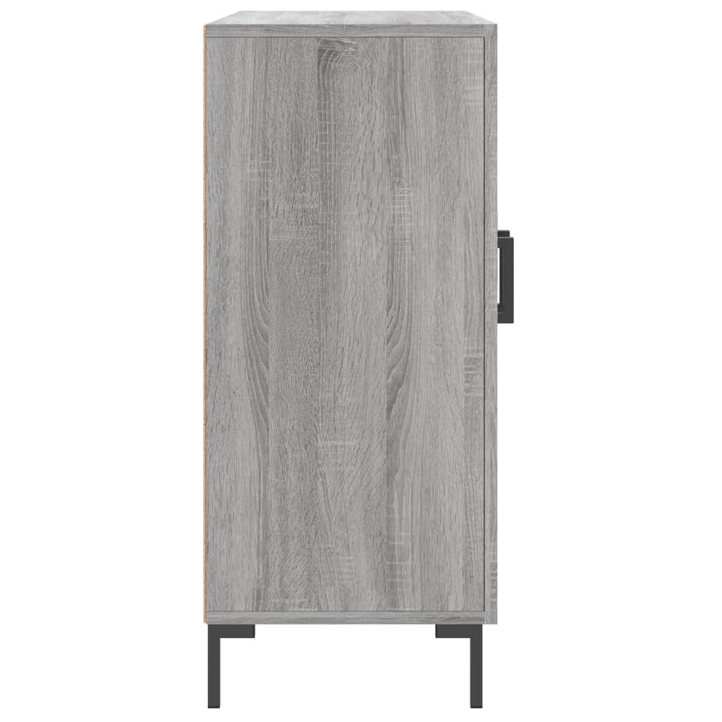 Credenza Grigio Sonoma 90x34x80 cm in Legno Multistrato - homemem39