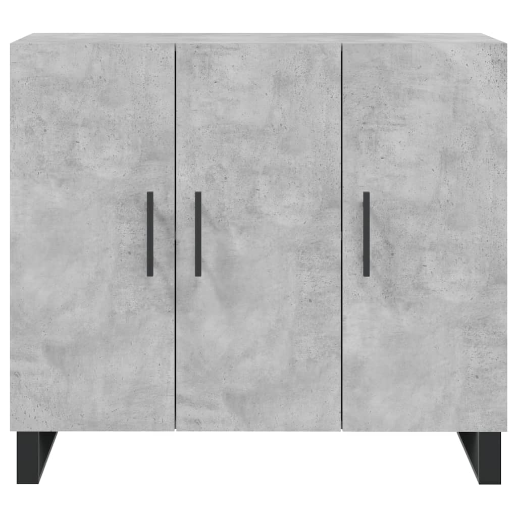 Credenza Grigio Cemento 90x34x80 cm in Legno Multistrato - homemem39