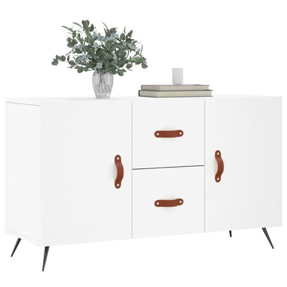 Credenza Bianca 100x36x60 cm in Legno Multistrato - homemem39